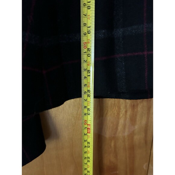 Talbots-Black Plaid Jacket/Blazer-Wool Blend-Lined-English Country-Academia-Sz 8 - Picture 6 of 10